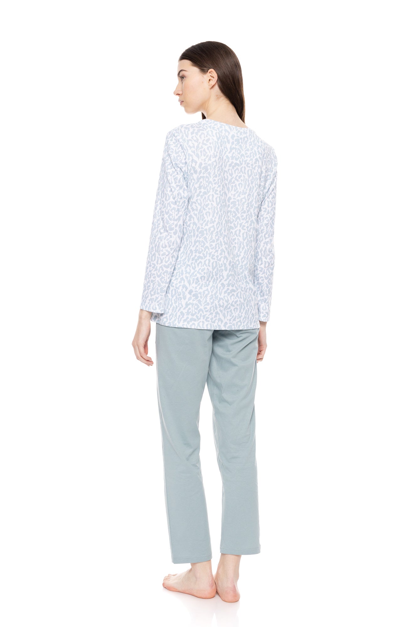 Pink Label - Pyjama Aqua Leo