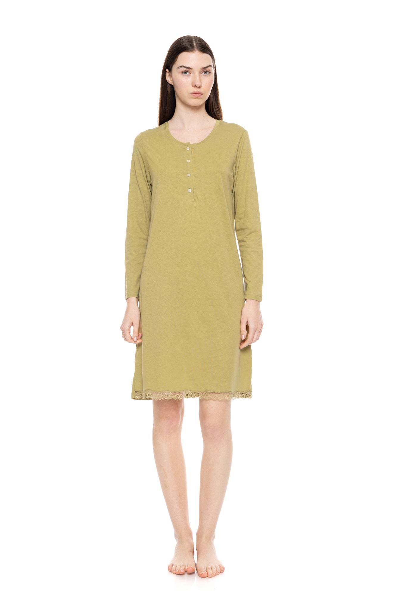 Pink Label - Nightgown Solid Blossom Flower