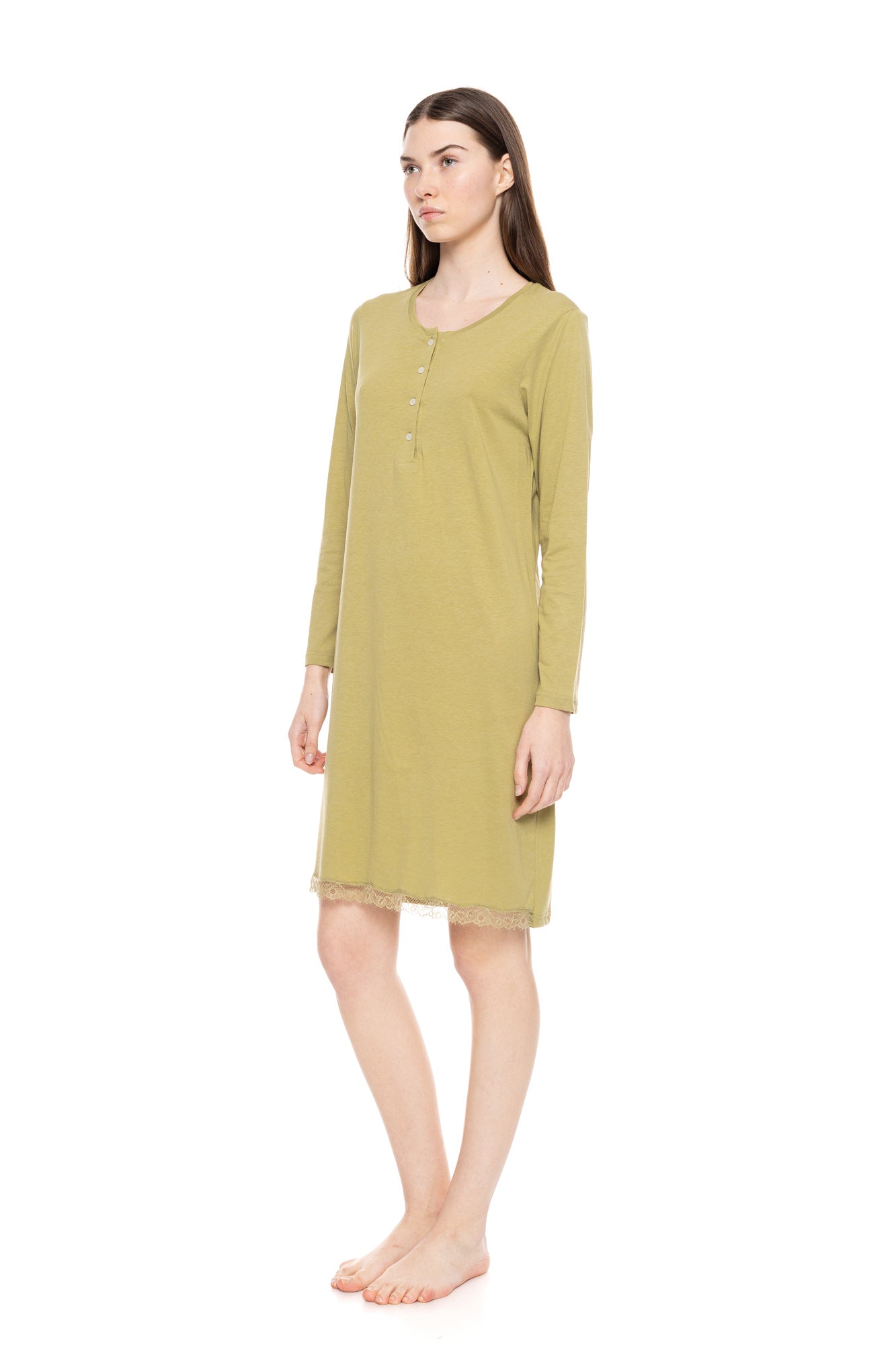 Pink Label - Nightgown Solid Blossom Flower
