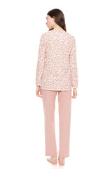 Pink Label - Pyjama V Pink Flower