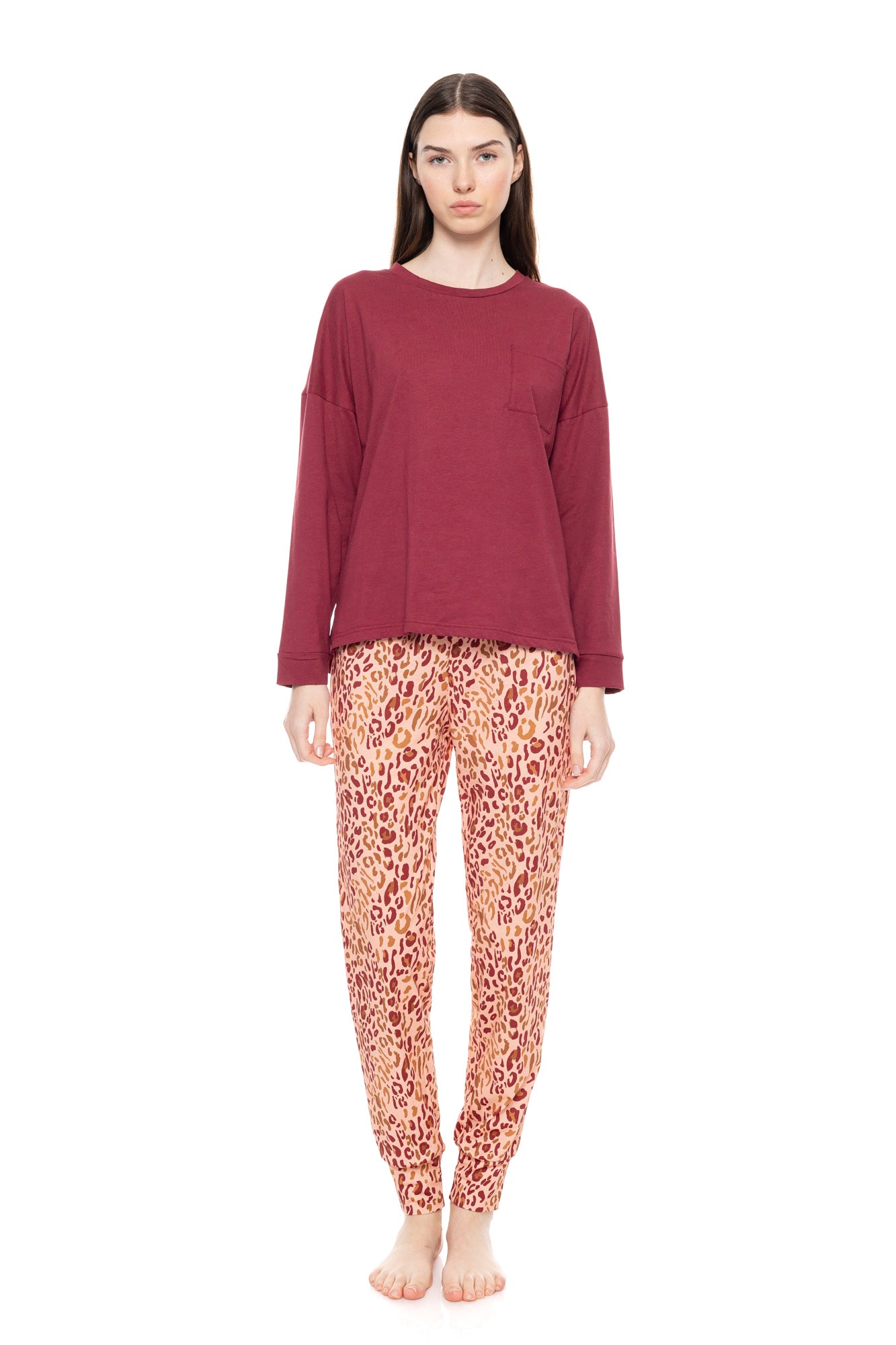 Pink Label - Pyjama Soft Pink Leopard