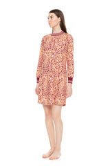 Pink Label - Nightgown Soft Pink Leopard