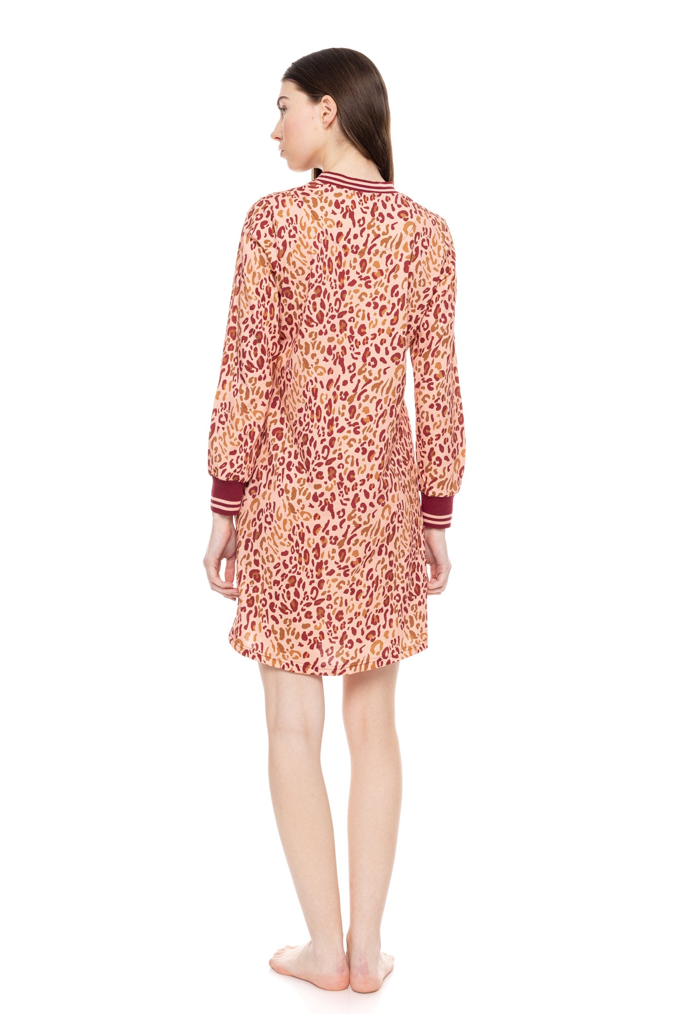 Pink Label - Nightgown Soft Pink Leopard