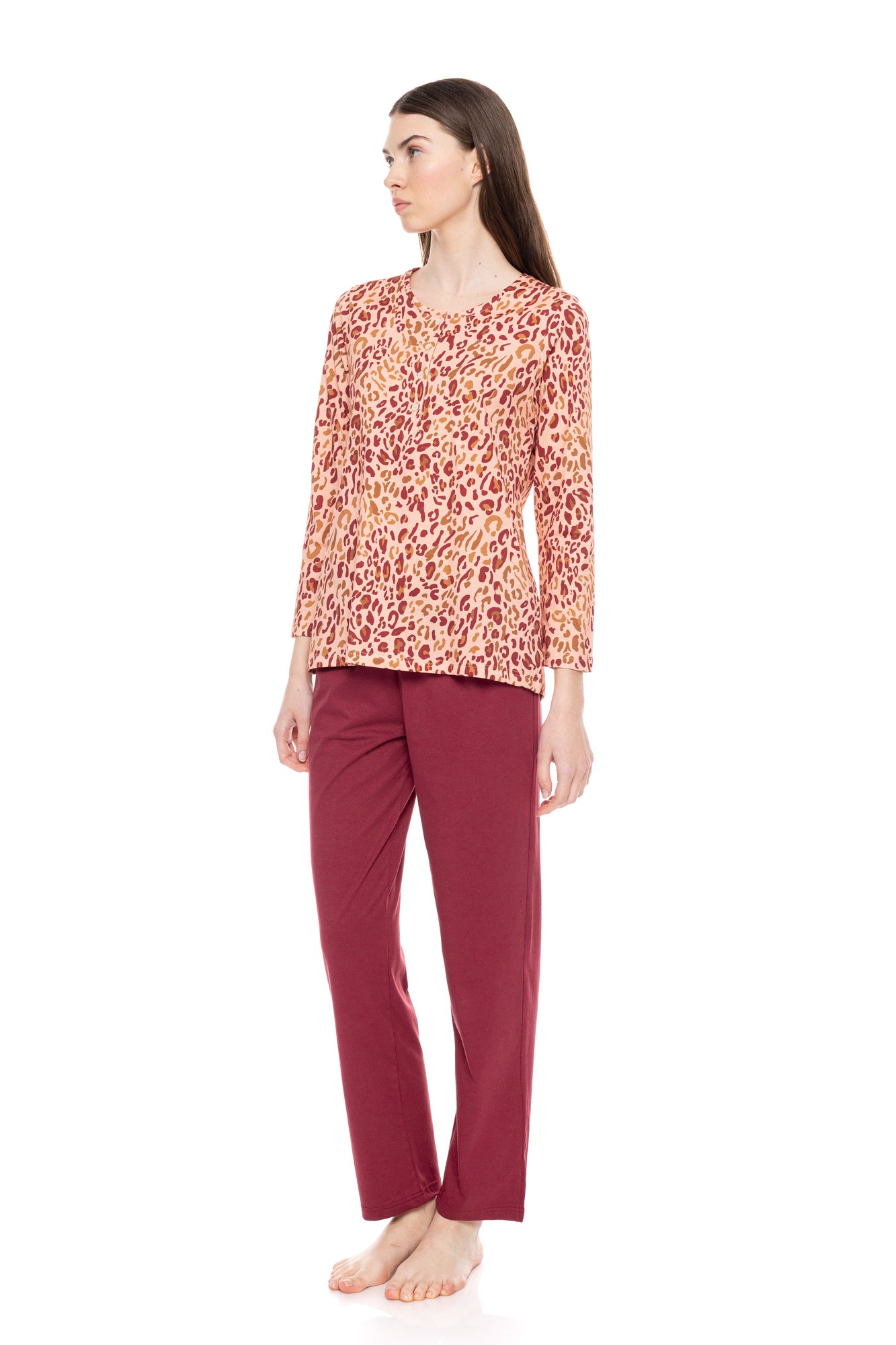 Pink Label - Pyjama Soft Pink Leopard