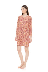 Pink Label - Nightgown Soft Pink Leopard