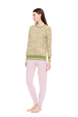 Pink Label - Pyjama Green Blossom