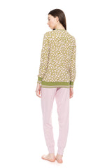 Pink Label - Pyjama Green Blossom