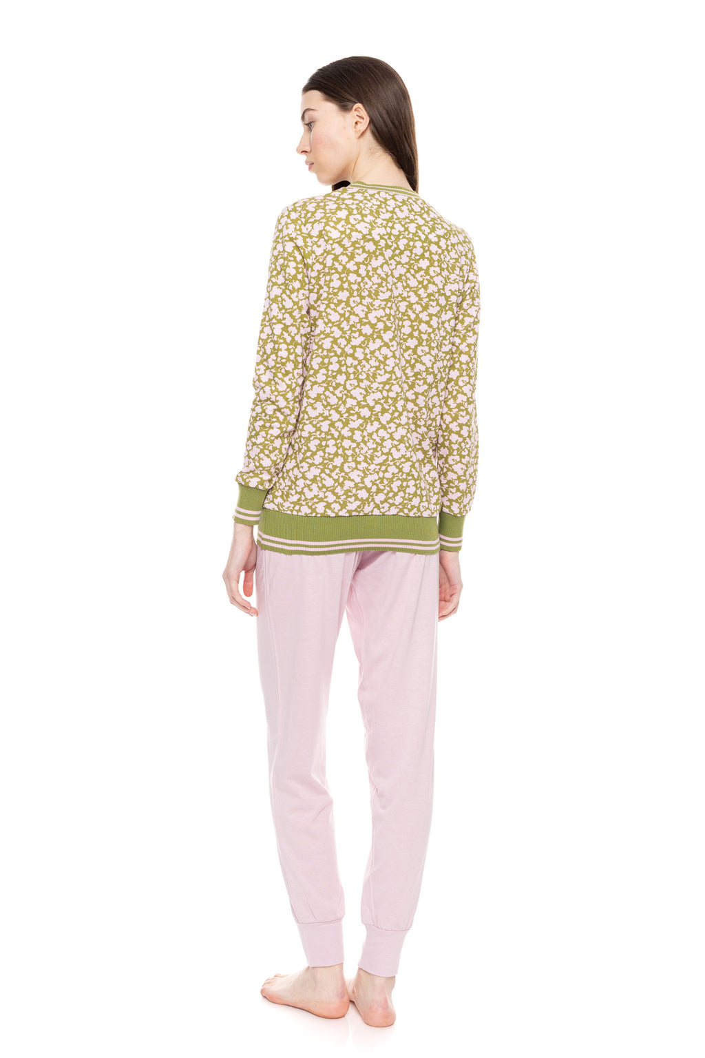 Pink Label - Pyjama Green Blossom