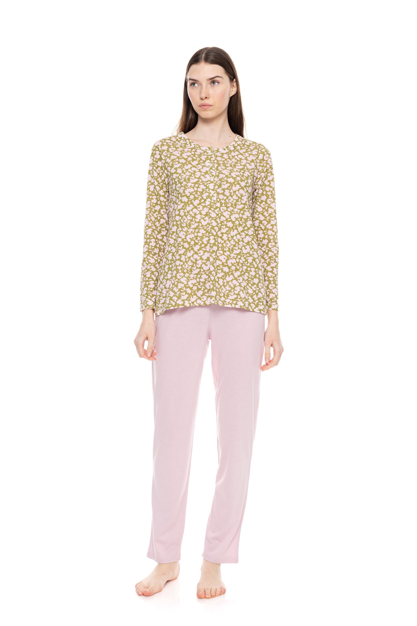 Pink Label - Pyjama Green Blossom