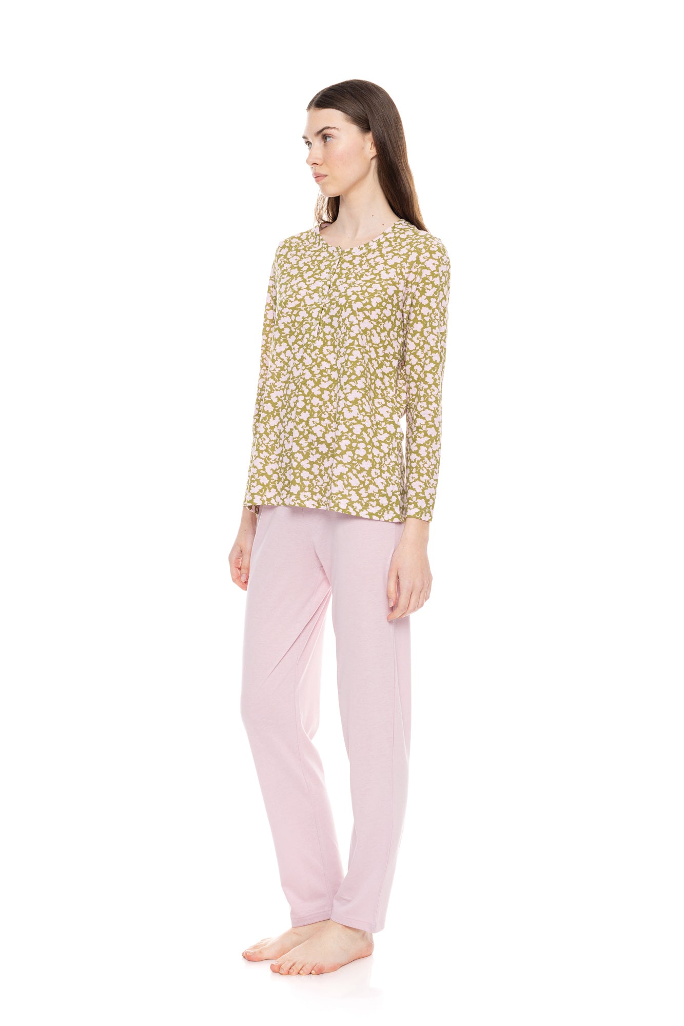 Pink Label - Pyjama Green Blossom