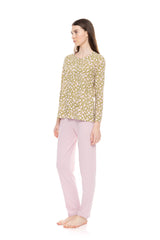 Pink Label - Pyjama Green Blossom