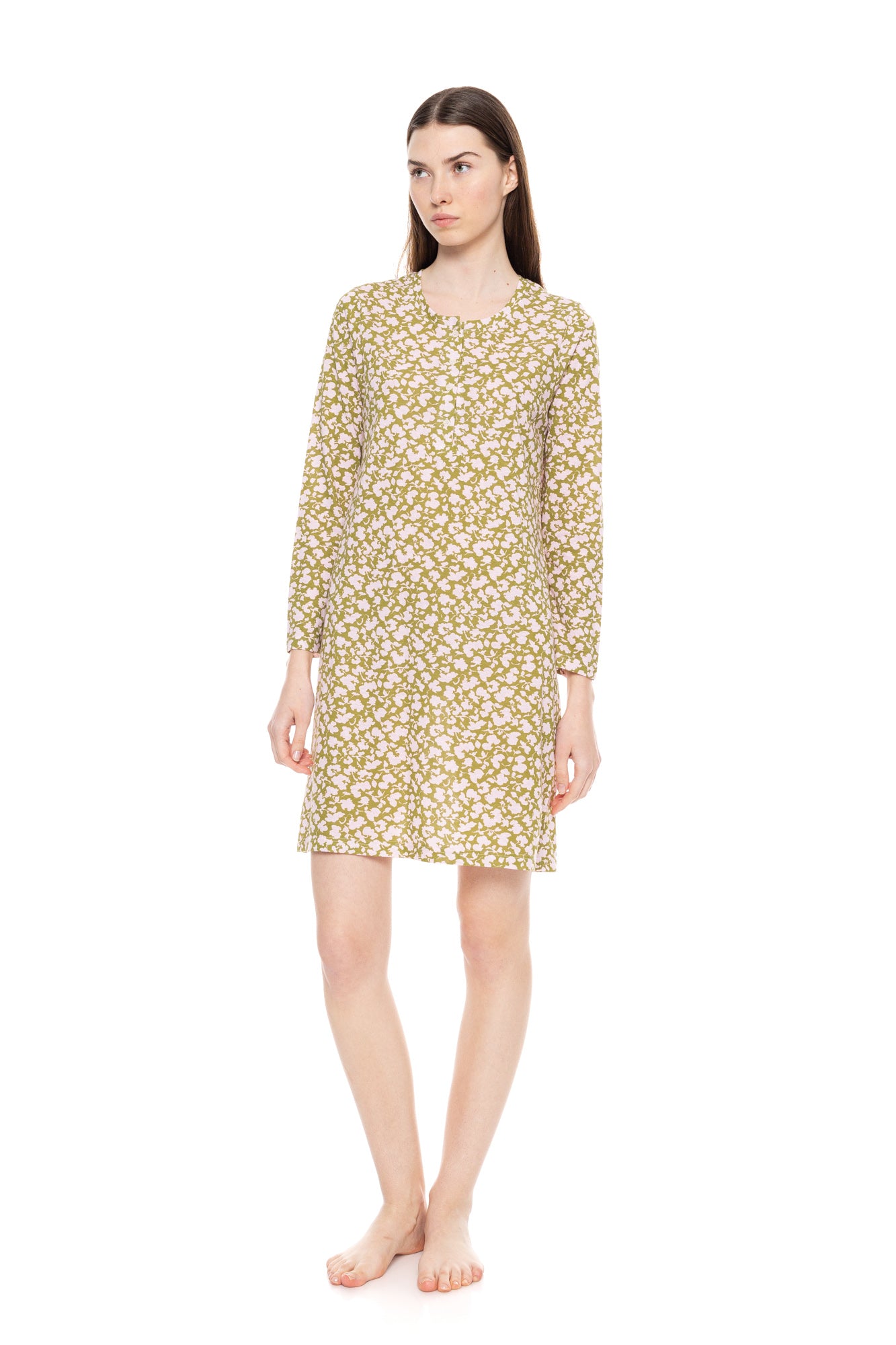 Pink Label - Nightgown Green Blossom