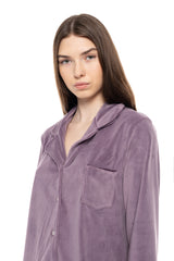 Pink Label - Pyjama Buttoned Soft Velvet