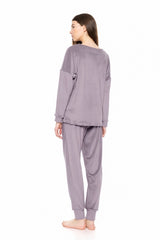 Pink Label - Pyjama V Soft Velvet
