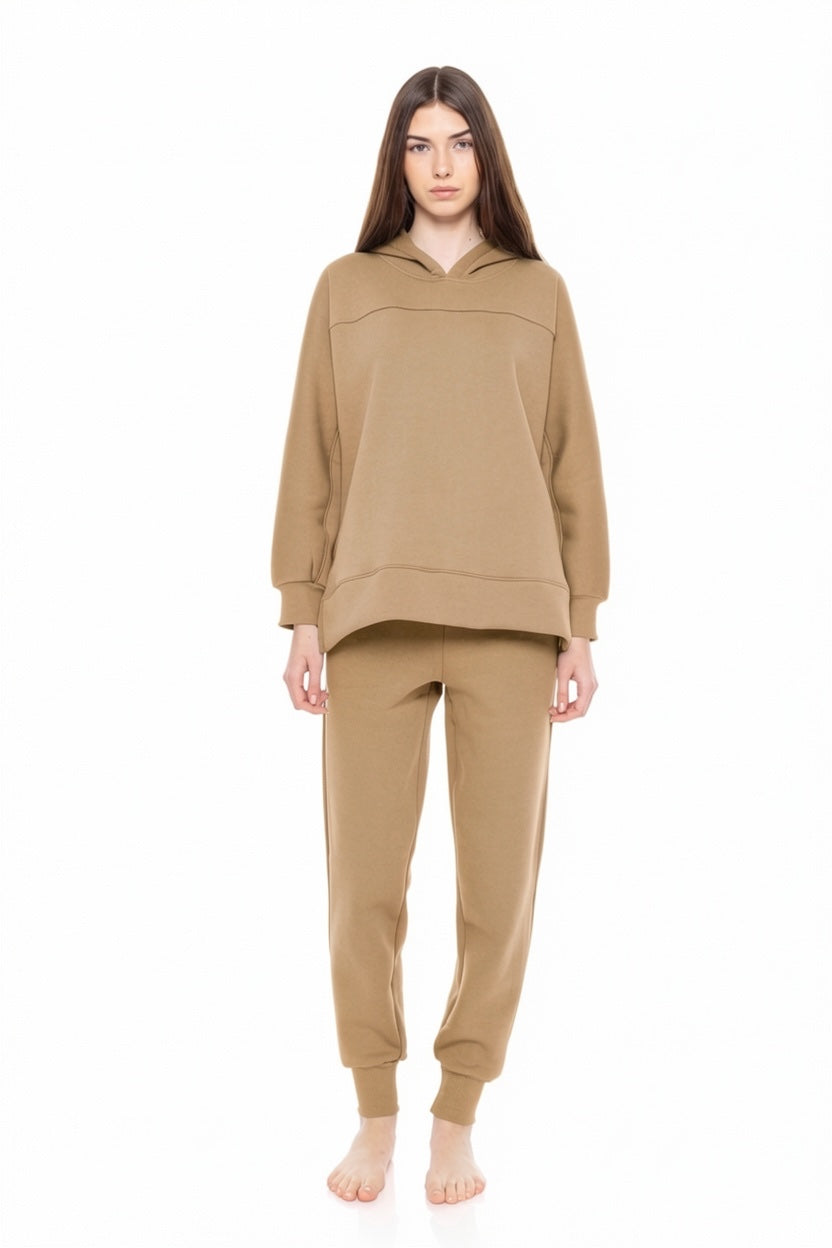 Pink Label - Homewear Hood Soft Solid