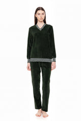 Pink Label - Homewear V Velvet Detail