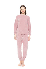 Pink Label - Homewear Velvet Stripe