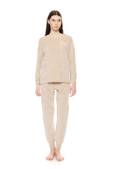 Pink Label - Homewear Velvet Stripe