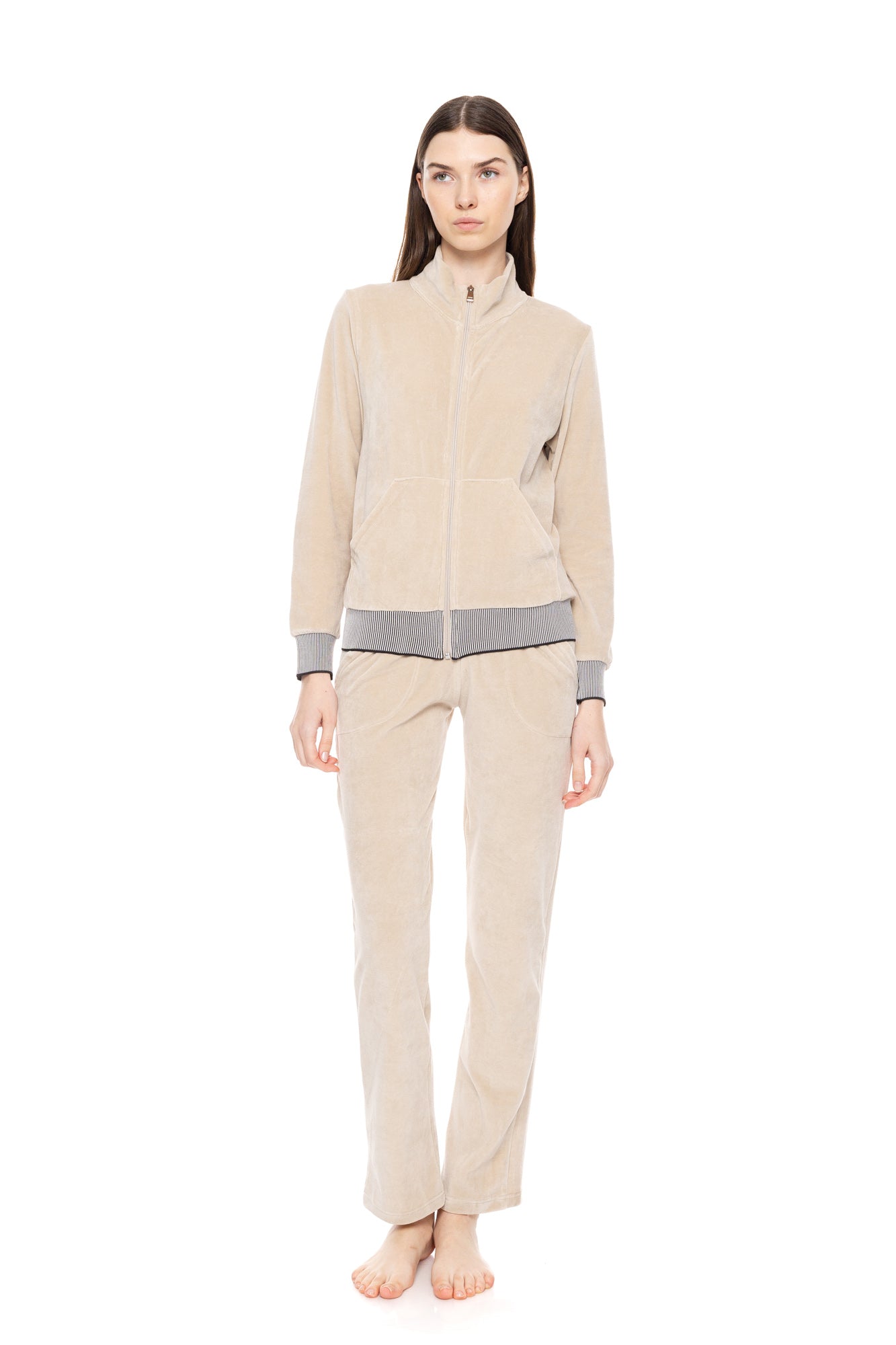 Pink Label - Trucksuit Velvet Black Stripe
