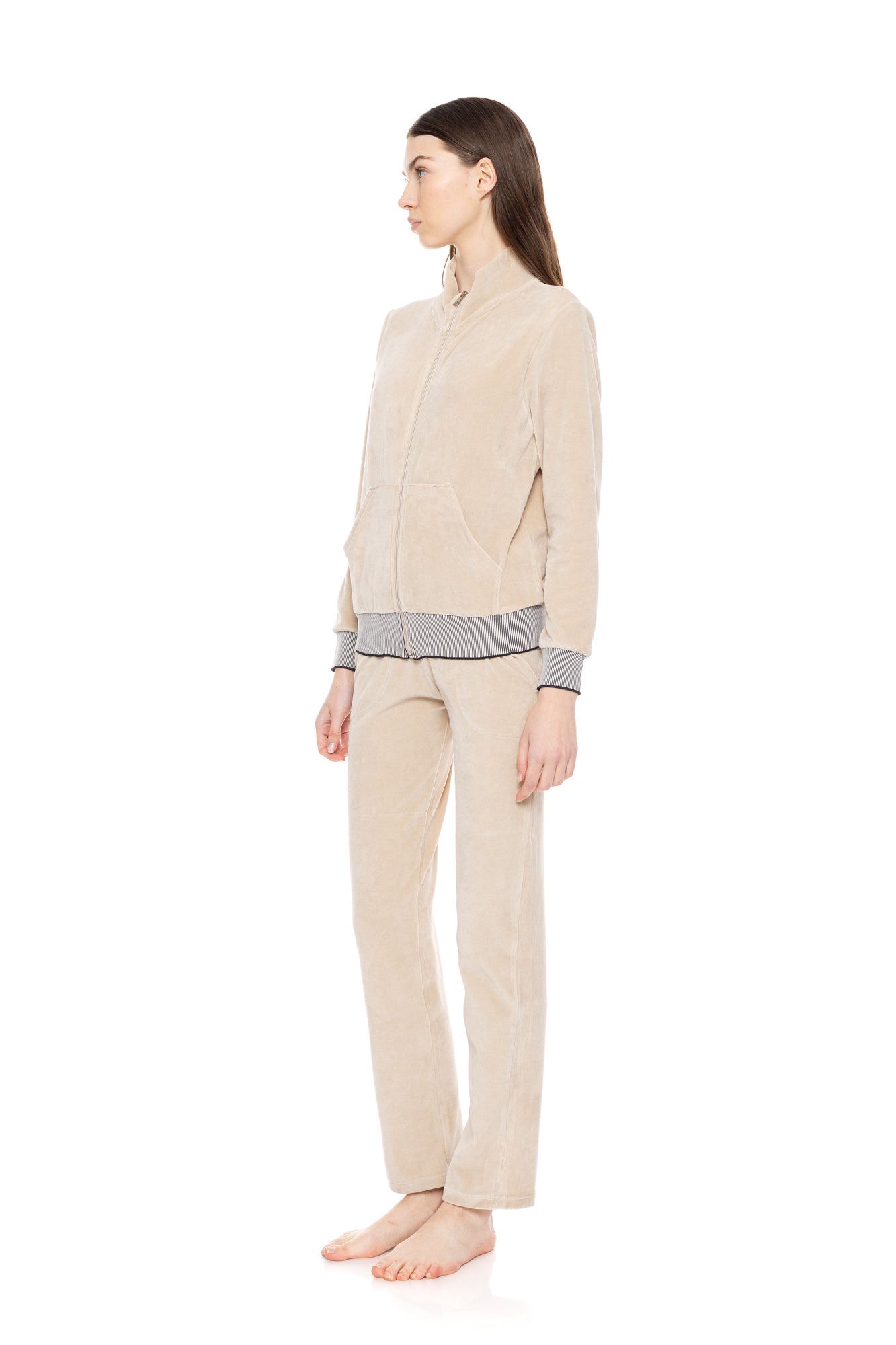 Pink Label - Trucksuit Velvet Black Stripe