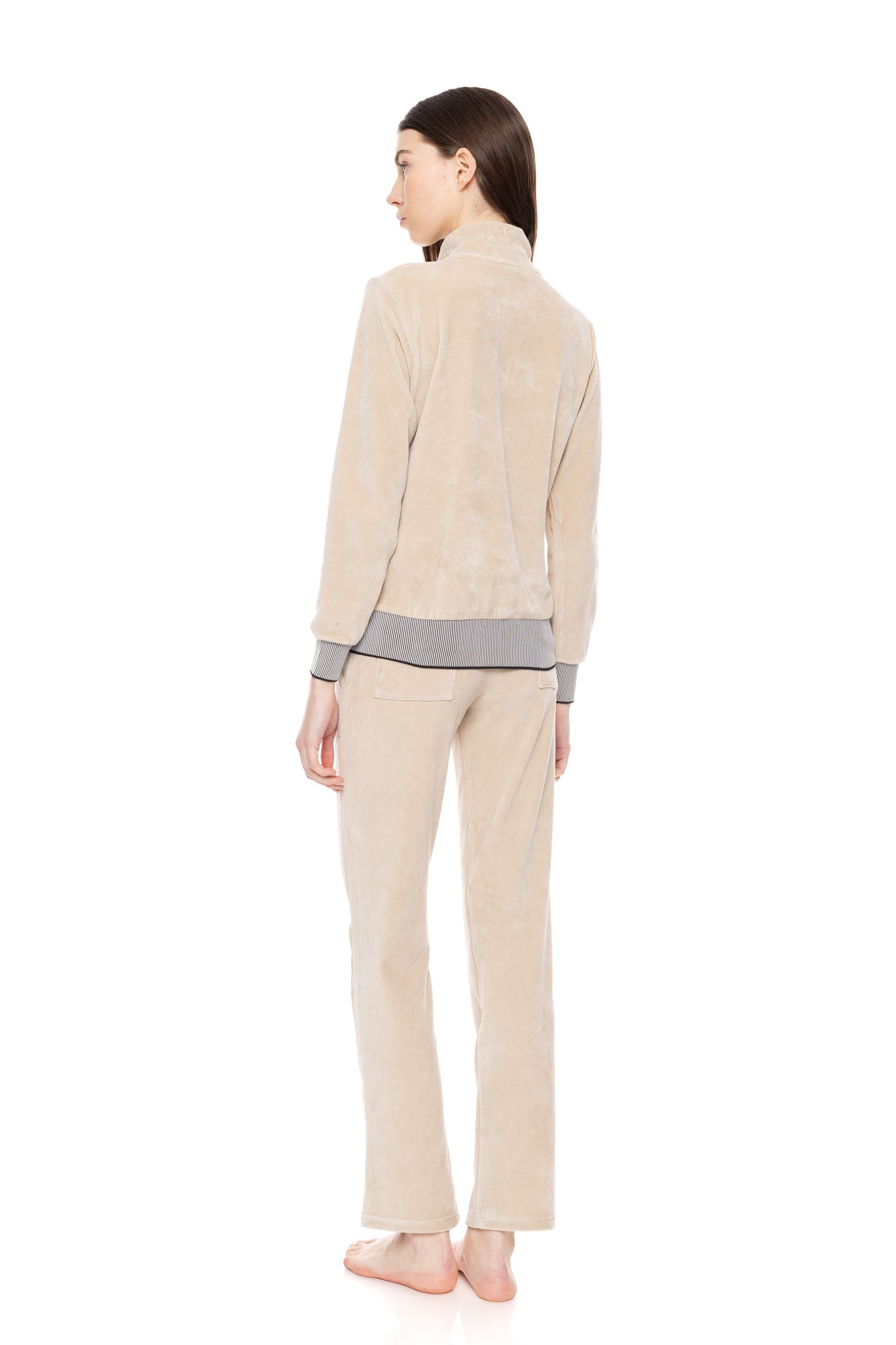 Pink Label - Trucksuit Velvet Black Stripe