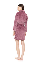 Pink Label - Robe Fleece Stripe