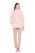 Pink Label - Robe Zipper Fleece Love