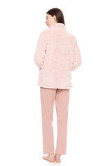 Pink Label - Robe Zipper Fleece Love