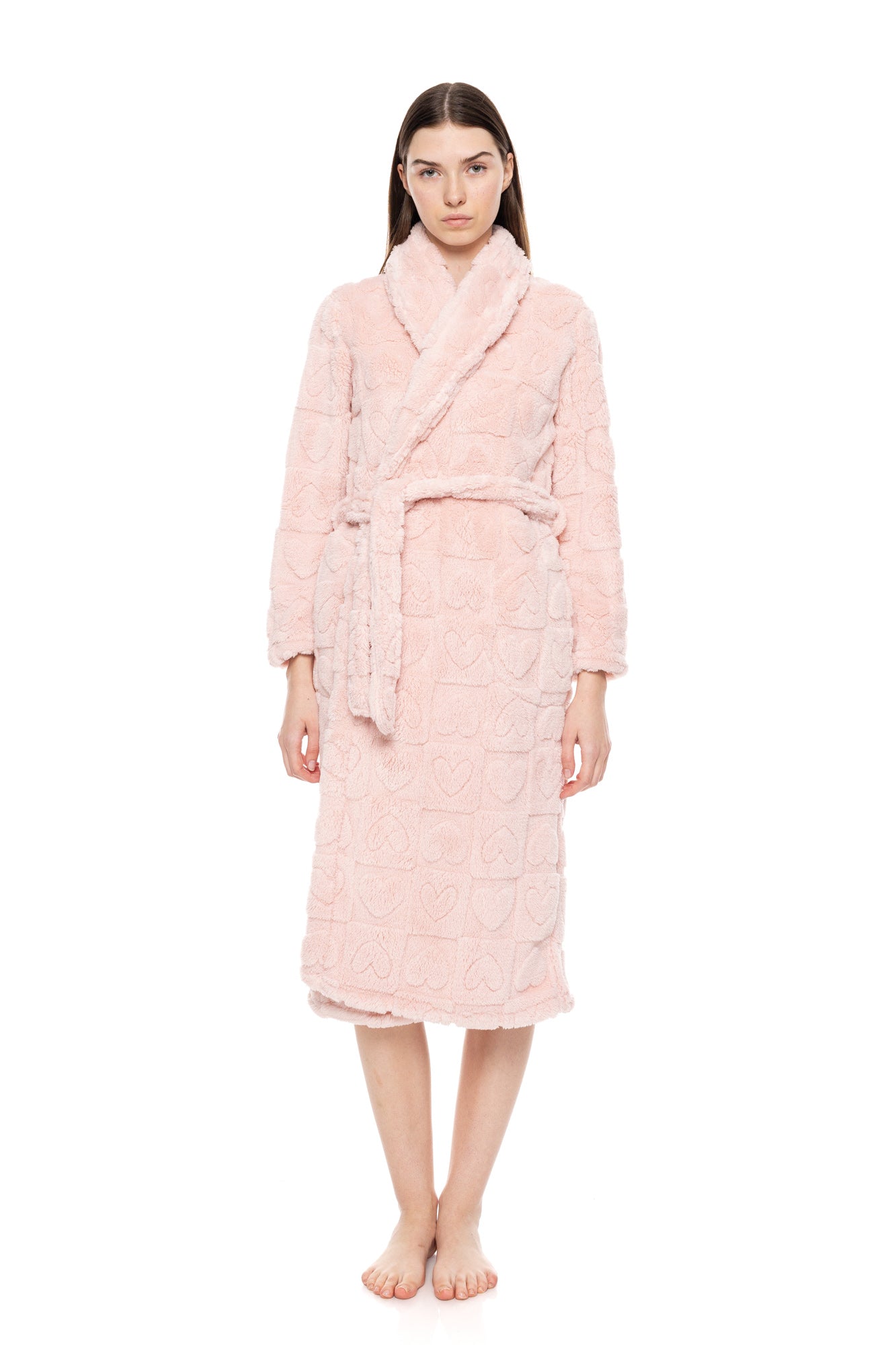 Pink Label - Robe Long Fleece Love