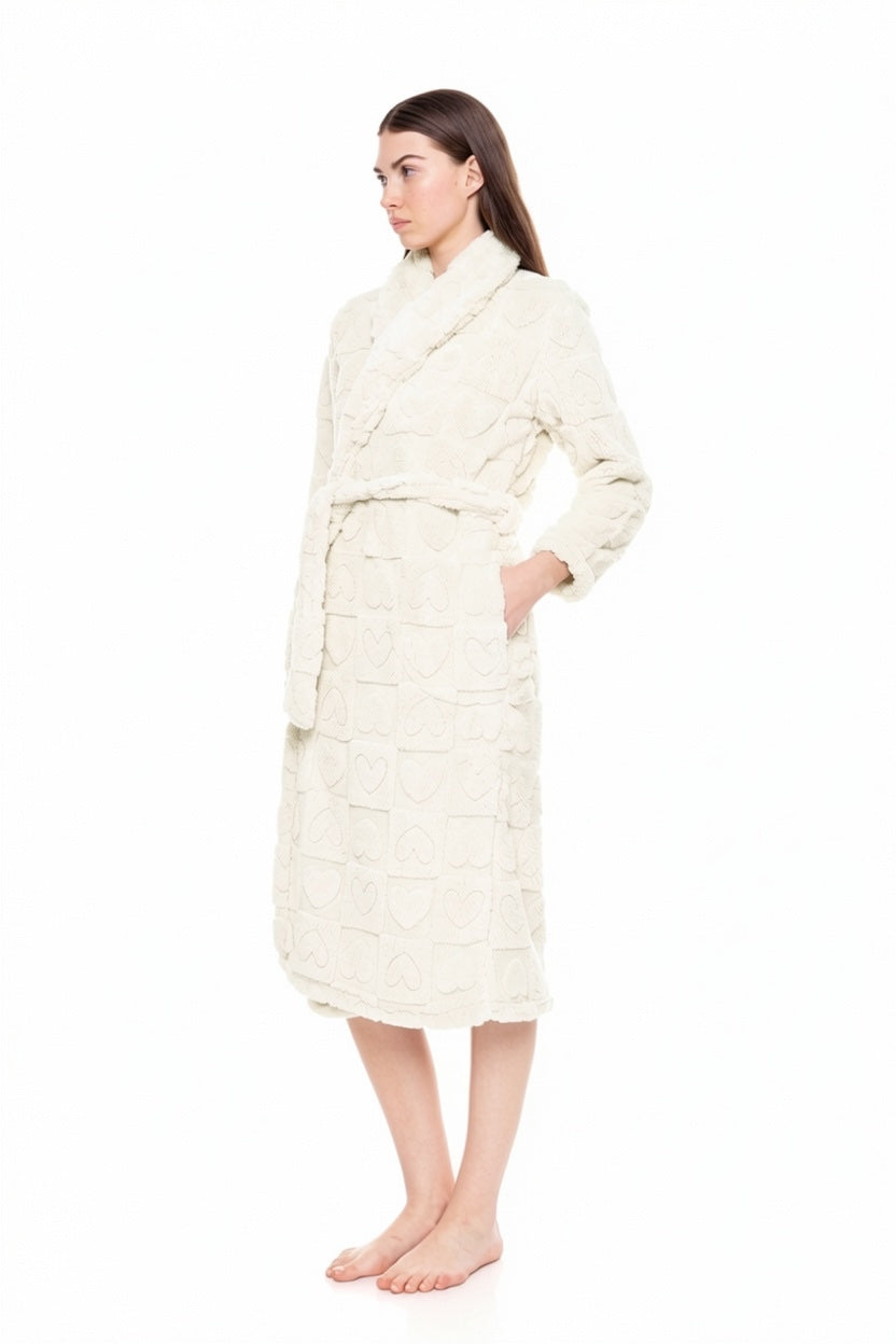 Pink Label - Robe Long Fleece Love