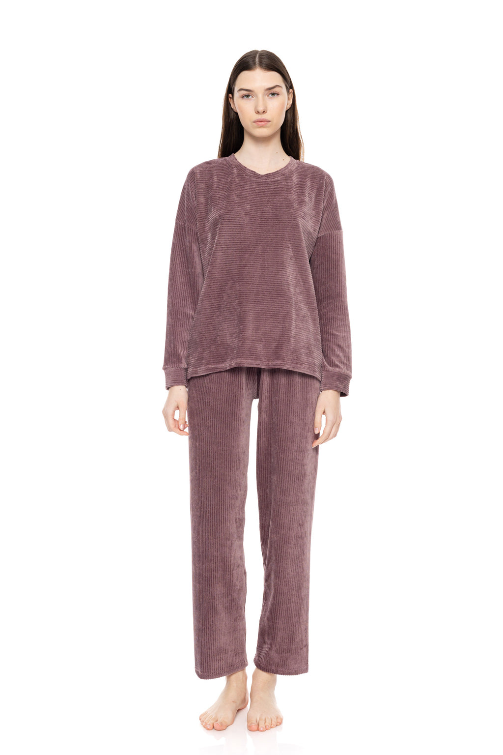 Pink Label - Pyjama Velvet Stripe