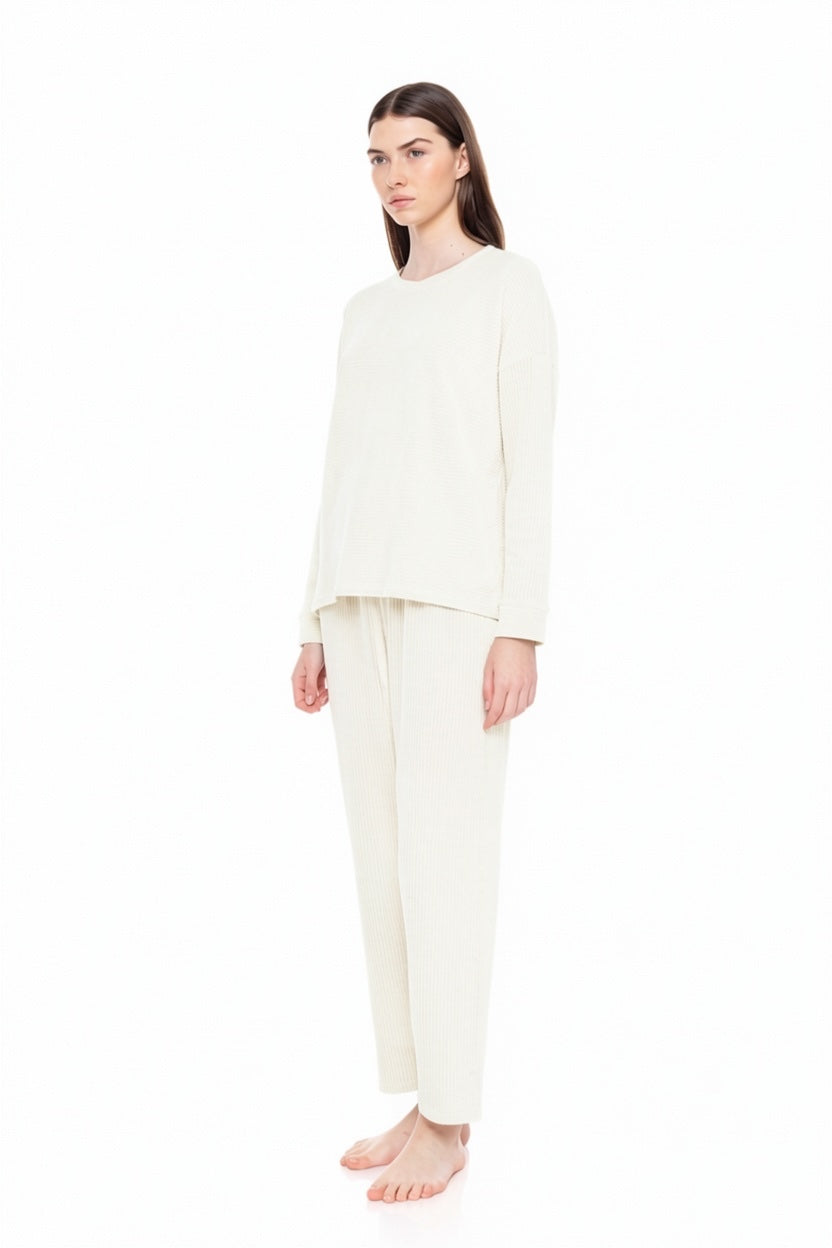 Pink Label - Pyjama Velvet Stripe