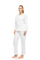 Pink Label - Pyjama V Velvet Stripe