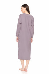 Pink Label - Nightgown Long Velvet Stripe