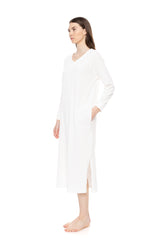 Pink Label - Nightgown Long Velvet Stripe