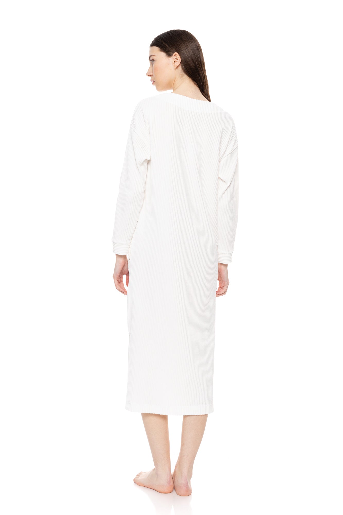 Pink Label - Nightgown Long Velvet Stripe
