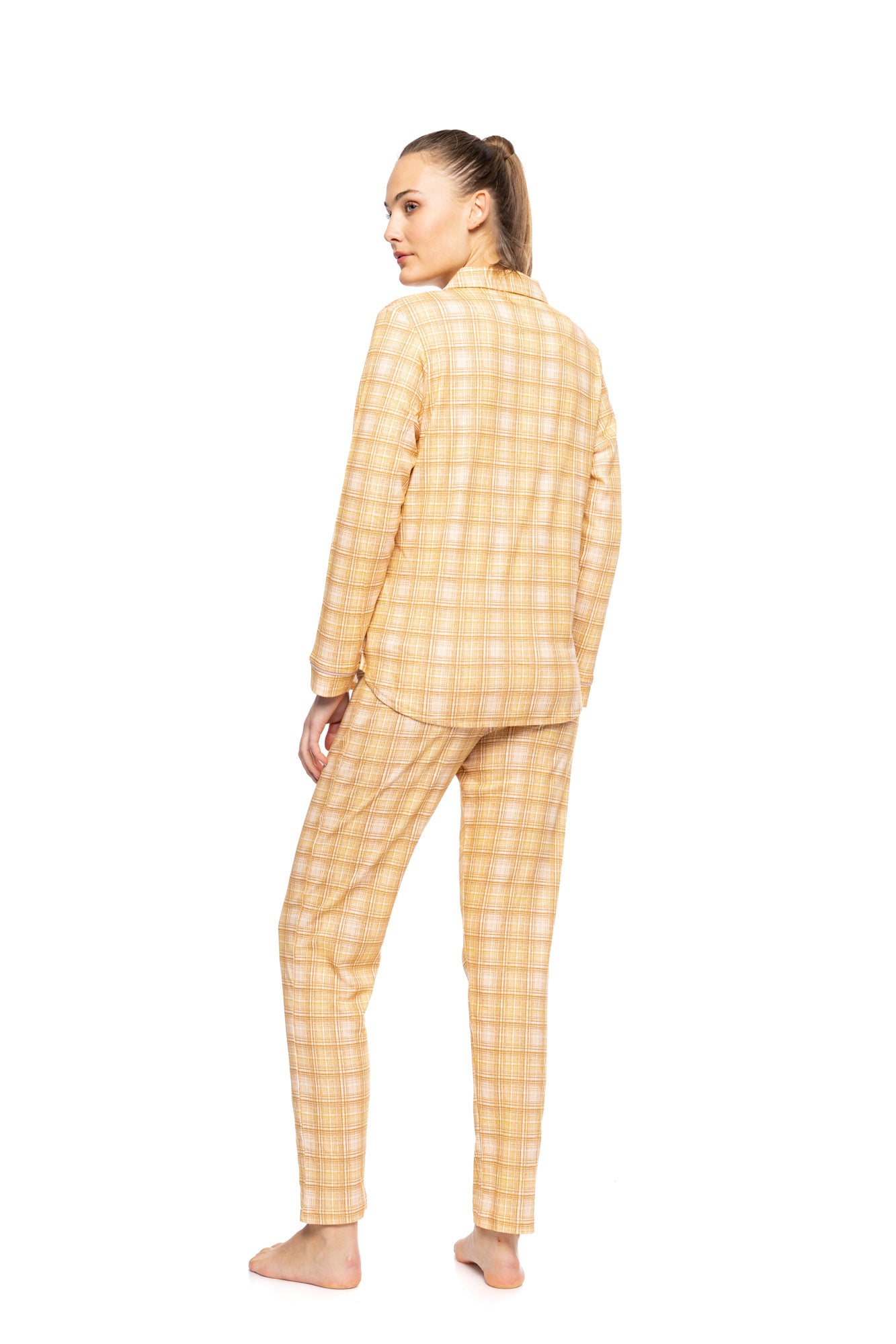 Pink Label - Pyjama Gold Plaid