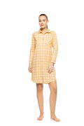 Pink Label - Nightgown Gold Plaid