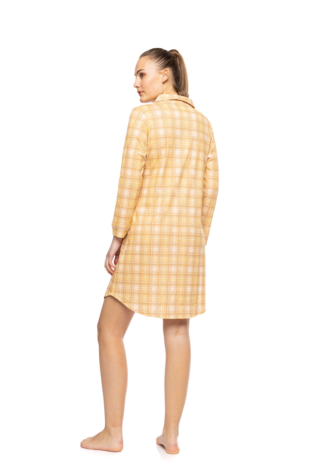 Pink Label - Nightgown Gold Plaid