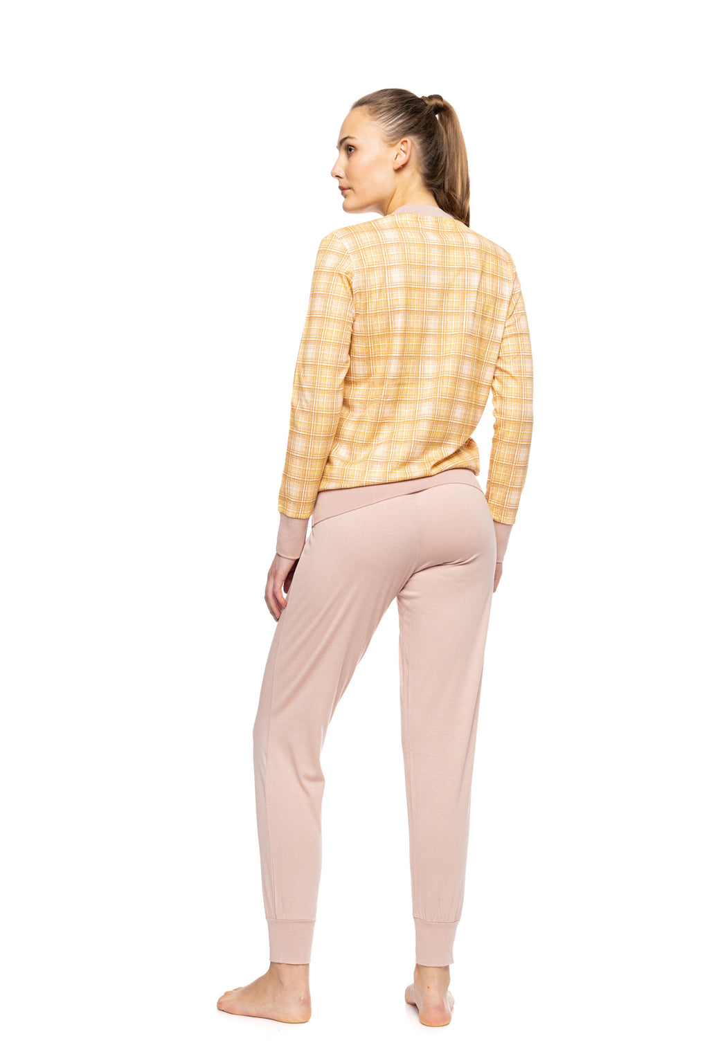 Pink Label - Pyjama Gold Plaid