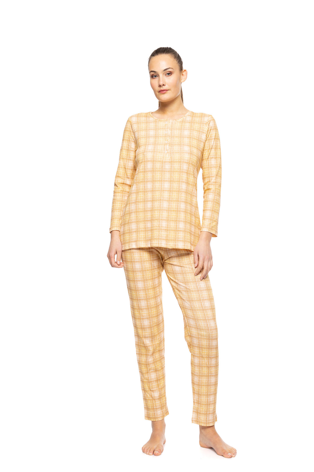 Pink Label - Pyjama Gold Plaid