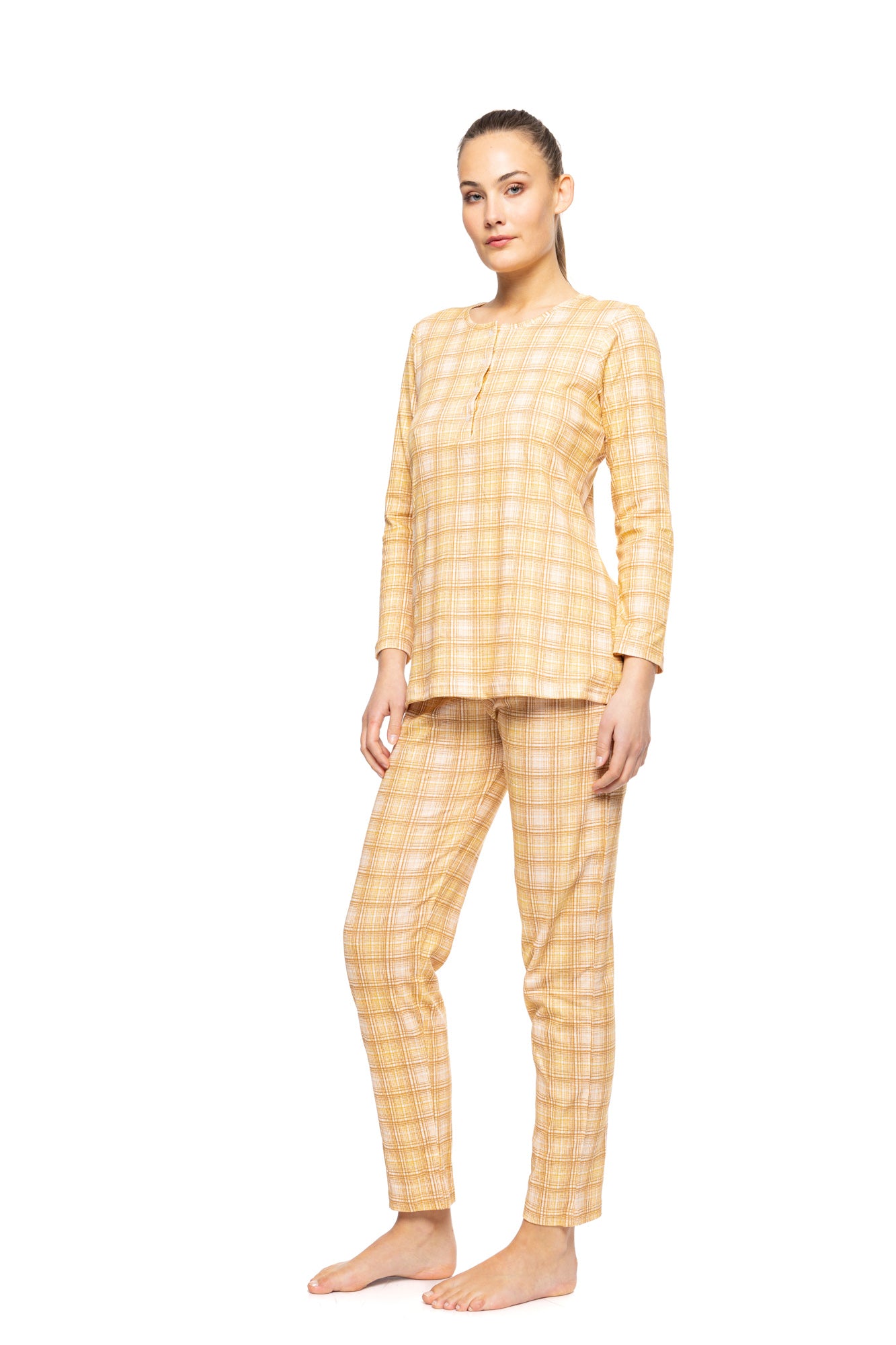 Pink Label - Pyjama Gold Plaid