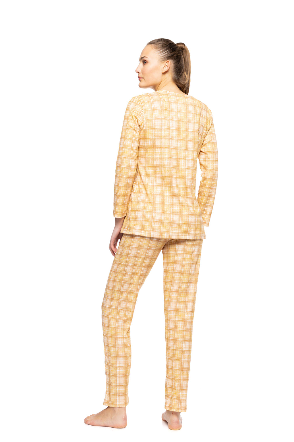 Pink Label - Pyjama Gold Plaid