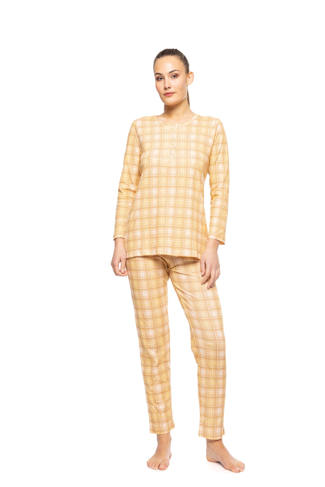 Pink Label - Pyjama Gold Plaid