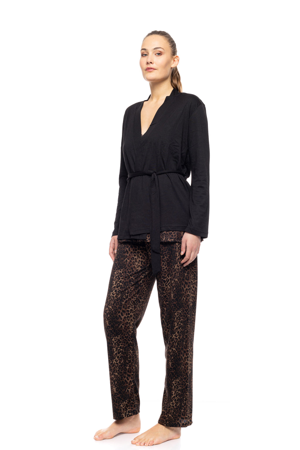 Pink Label - Pyjama 3Pcs Leopard