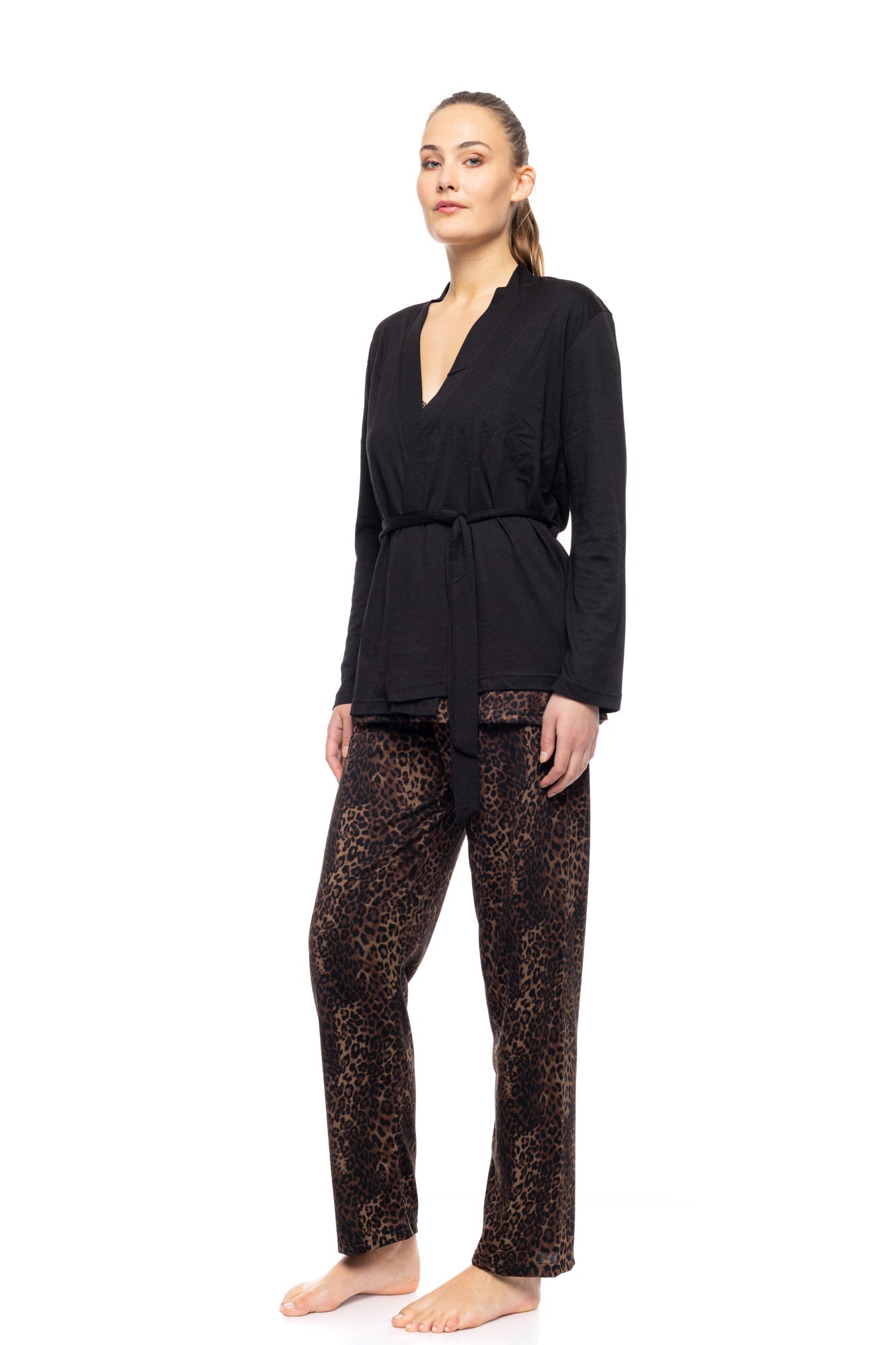 Pink Label - Pyjama 3Pcs Leopard