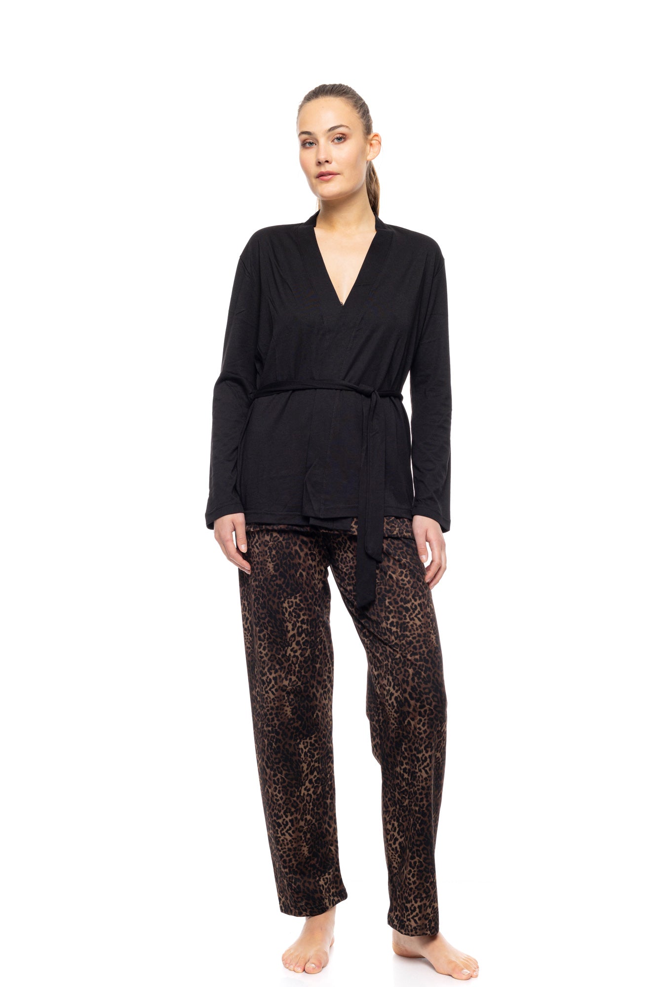 Pink Label - Pyjama 3Pcs Leopard