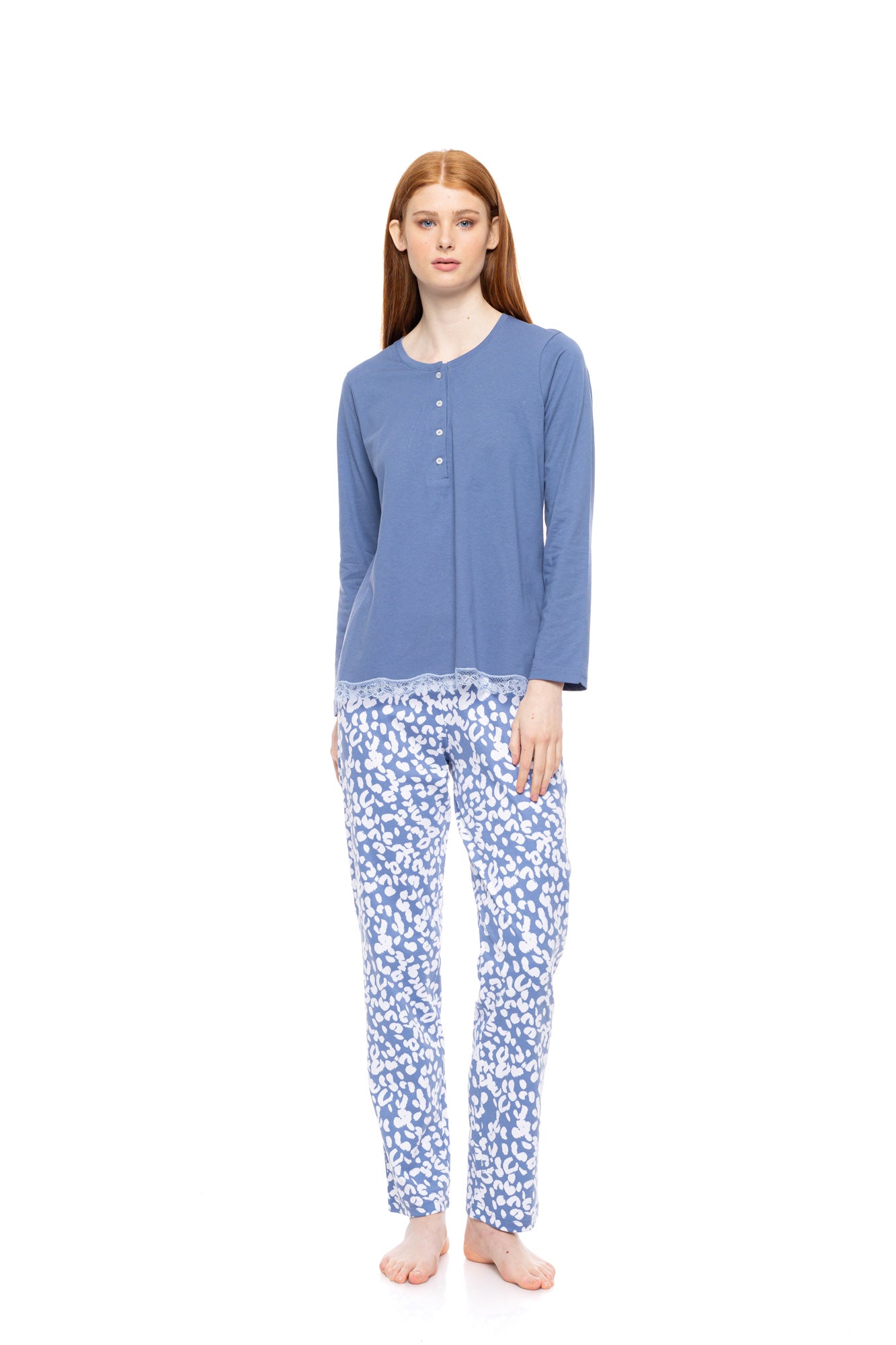 Pink Label - Pyjama Dream Blue Leo