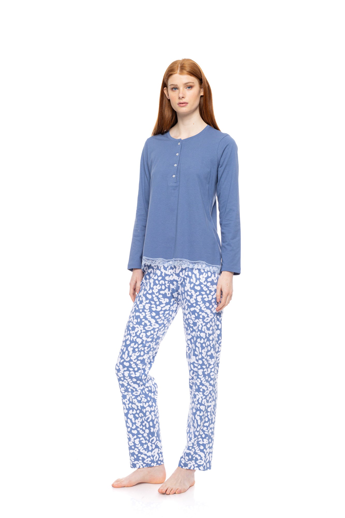 Pink Label - Pyjama Dream Blue Leo