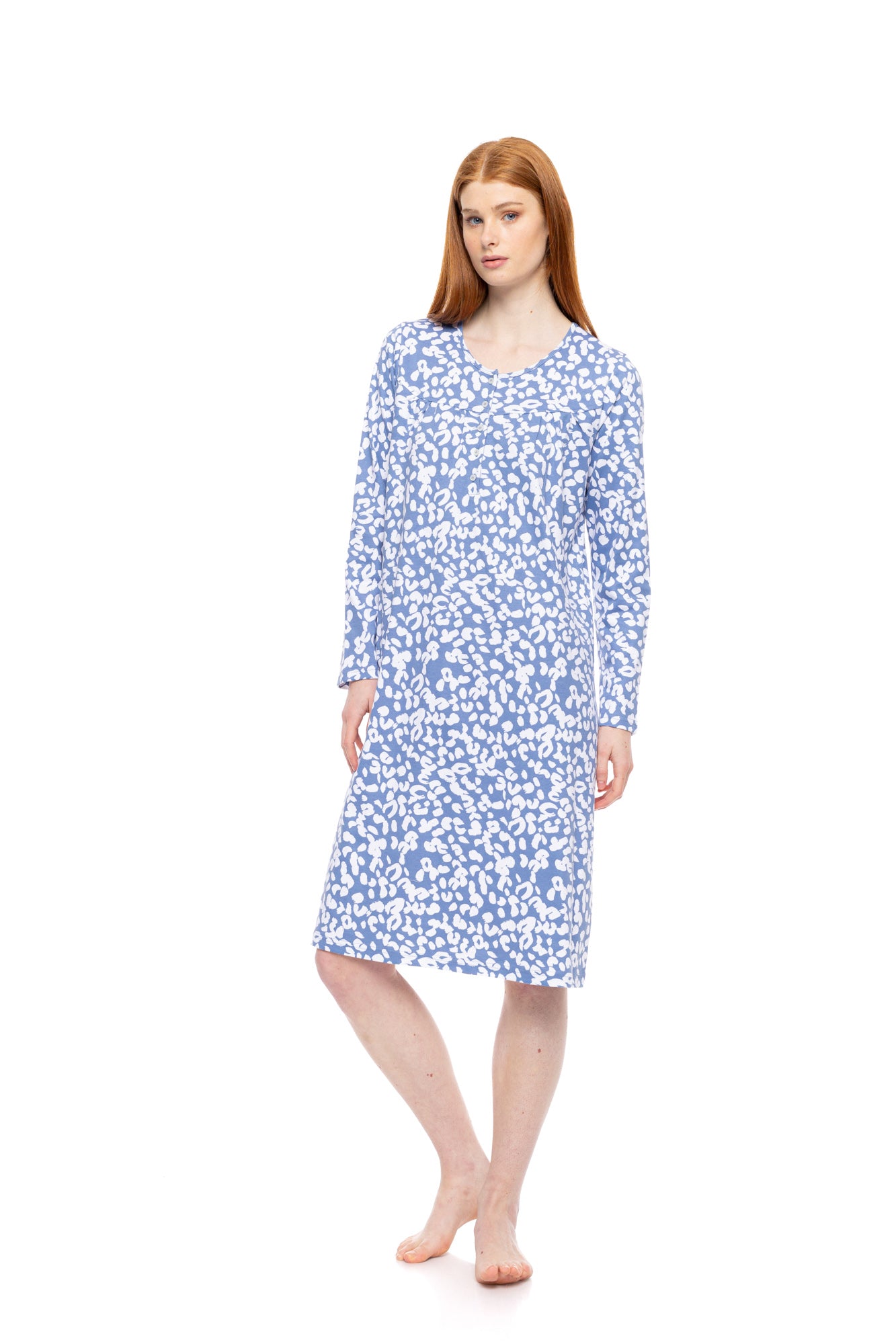 Pink Label - Nightgown Classic Dream Blue Leo